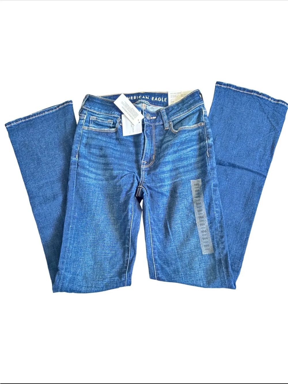 NWT American Eagle High Rise Skinny Kick Jeans 000 Short